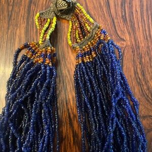 Lovely blue bead necklace